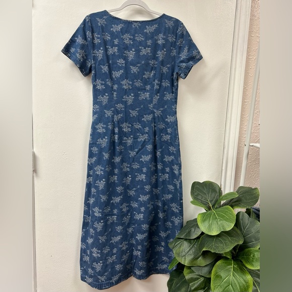 Vintage Eddie Bauer Denim Maxi Dress - Picture 9 of 9